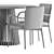 Modern Designer Dining Set 2017 3D model small image 6