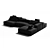 Dual Fabric Westside Sofa 3D model small image 4