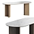 Japandi Modern Dining Table Set 3D model small image 1