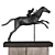 Ancient Greek Equestrian Rider Sculpture 3D model small image 6