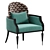 Modern Accent Chair by Michael 3D model small image 2