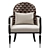 Modern Accent Chair by Michael 3D model small image 5