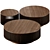 Sleek Giostra Coffee Tables 3D model small image 2