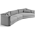 Luxury Trussardi Casa Maryl Sofa 3D model small image 4