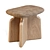 Podi Stool: Elegant Walnut Design 3D model small image 1