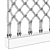 Macrame Partition Wall Panel 3D model small image 4