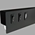 Modern USB Wall Light Switch 3D model small image 4