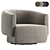 Elegant Hamlin Swivel Chair 3D model small image 1