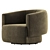 Elegant Hamlin Swivel Chair 3D model small image 5