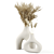 Donut Vase Set with Dried Bouquet 3D model small image 2