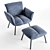 Pil Cushioned Armchair - Comfort and Elegance 3D model small image 5