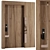 Modern Entry Door Set85 3D model small image 1