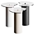 MUSHROOM Coffee Table White 3D model small image 1