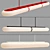 Sleek Nordic Design Wall Lamp 3D model small image 5