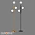 Eurosvet Volver Floor Lamp Glass Shades 3D model small image 3