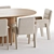 Sophisticated Dining Set 110 3D model small image 5