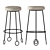 Sleek Yoyo Counter Stool 3D model small image 1