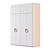 Radius Corner Wardrobe Cabinet 3D model small image 3