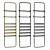 Electric Towel Warmer with Shelves 3D model small image 2