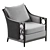  Contemporary McGuire Lounge Chair Model 3D model small image 2