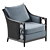  Contemporary McGuire Lounge Chair Model 3D model small image 4