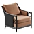  Contemporary McGuire Lounge Chair Model 3D model small image 5