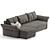 Modern Ibiza Corner Sofa Design 3D model small image 2