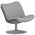 Modern Swivel Armchair Set Artifort 3D model small image 2