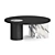 Modern Minimalist Coffee Table Set 3D model small image 2