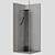 Sleek Corner Shower Enclosure 3D model small image 4