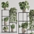 Modern Indoor Plant Stand 150 3D model small image 1