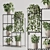 Modern Indoor Plant Stand 150 3D model small image 2