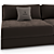 Luxury Trussardi Maryl Sofa 3D model small image 10