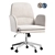 Modern Swivel Office Chair 3D model small image 1