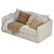 Modern Neva Sofa by Sixpenny 3D model small image 3