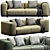 B&B Italia Dambodue Sofa: Contemporary Elegance 3D model small image 5