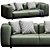 B&B Italia Dambodue Sofa: Contemporary Elegance 3D model small image 1