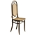 Vintage Thonet Model 17 Royalty 3D model small image 2