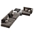 Modern Fiona Sofa in Corona 3D model small image 2