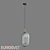 Gem Glass Pendant Light Eurosvet 3D model small image 2