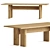 The description is already in English. 

Handcrafted Rectangle Dining Table 3D model small image 1