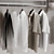 Men's Clothing Display Stand 3D model small image 3