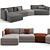 Trussardi Maryl Sofa: Luxurious Elegance 3D model small image 1