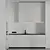 Sleek Modern White Black Kitchen 3D model small image 4