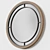 Modern Spoke Accent Mirror 3D model small image 3