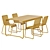 Stylish Jotex Belleville Furniture Set 3D model small image 1